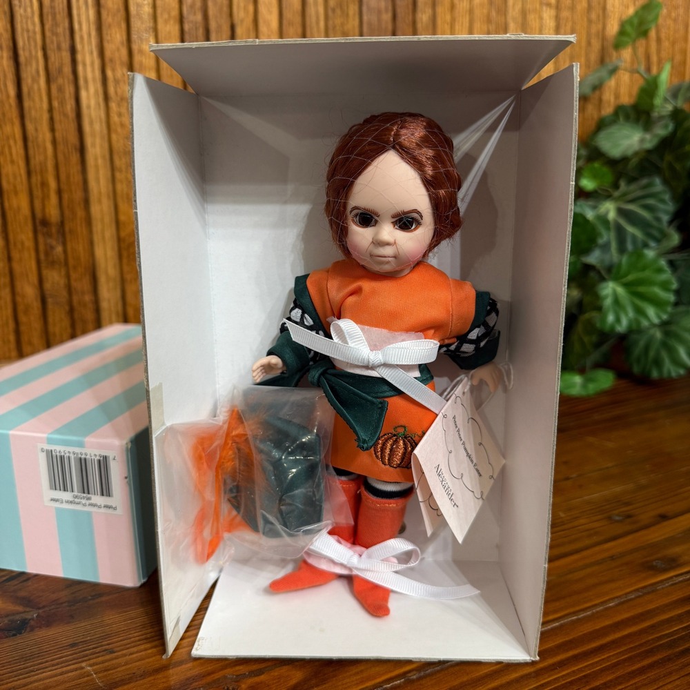 Madame Alexander Peter Peter Pumpkin Eater Doll 8" Orange New Box 64590 2006